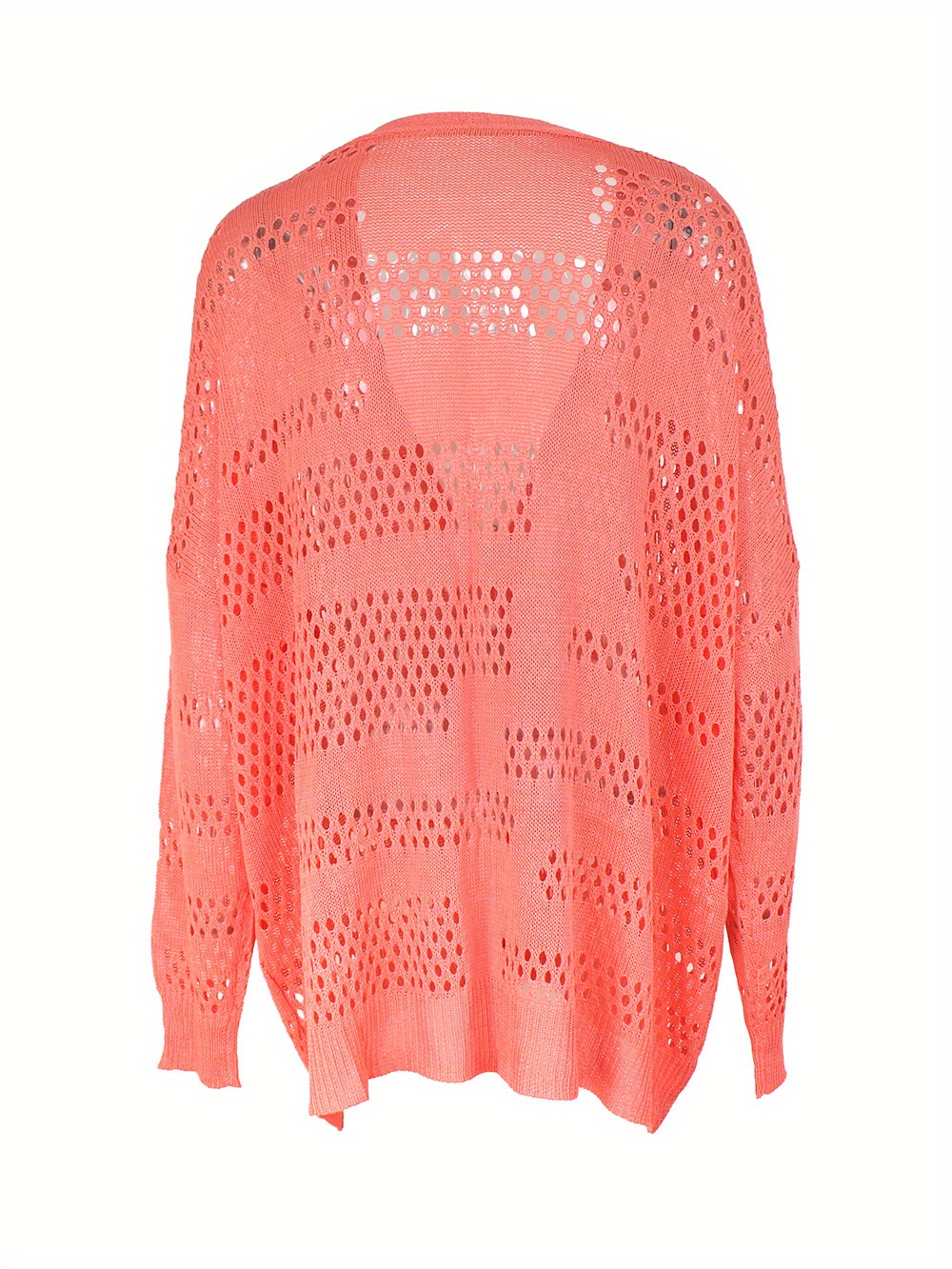 cut out crochet cardigan casual beach wear long sleeve cardigan womens clothing details 2