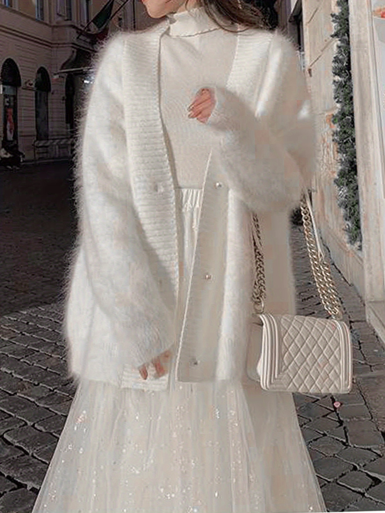 valentines day v neck cardigan elegant long sleeve cardigan for womens clothing details 4