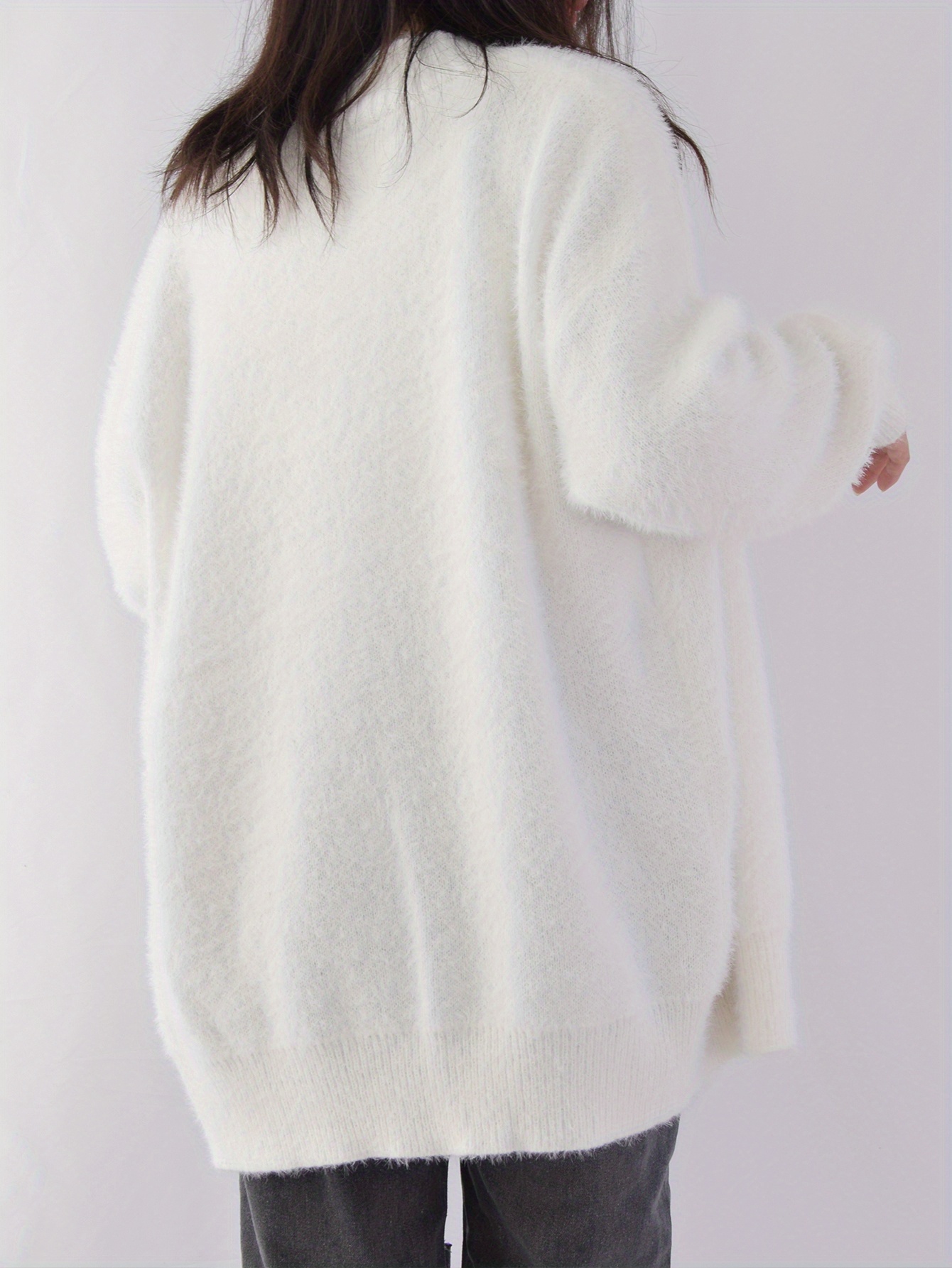 valentines day v neck cardigan elegant long sleeve cardigan for womens clothing details 8