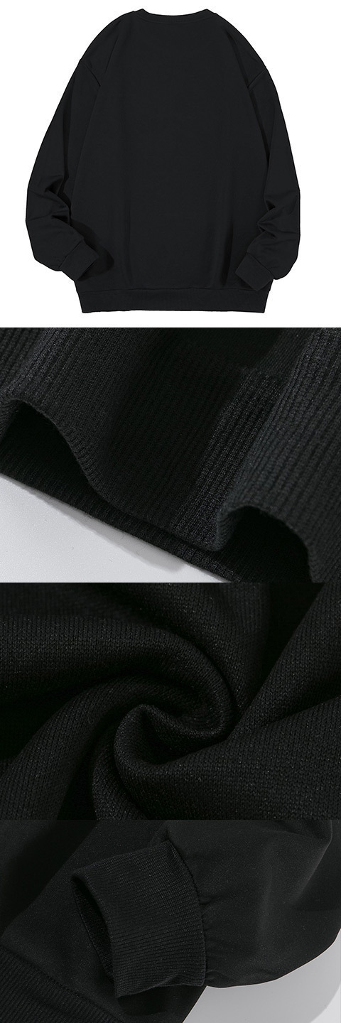 plus size mens sweatshirt made in the 70 crew neck pullover mens clothing details 1