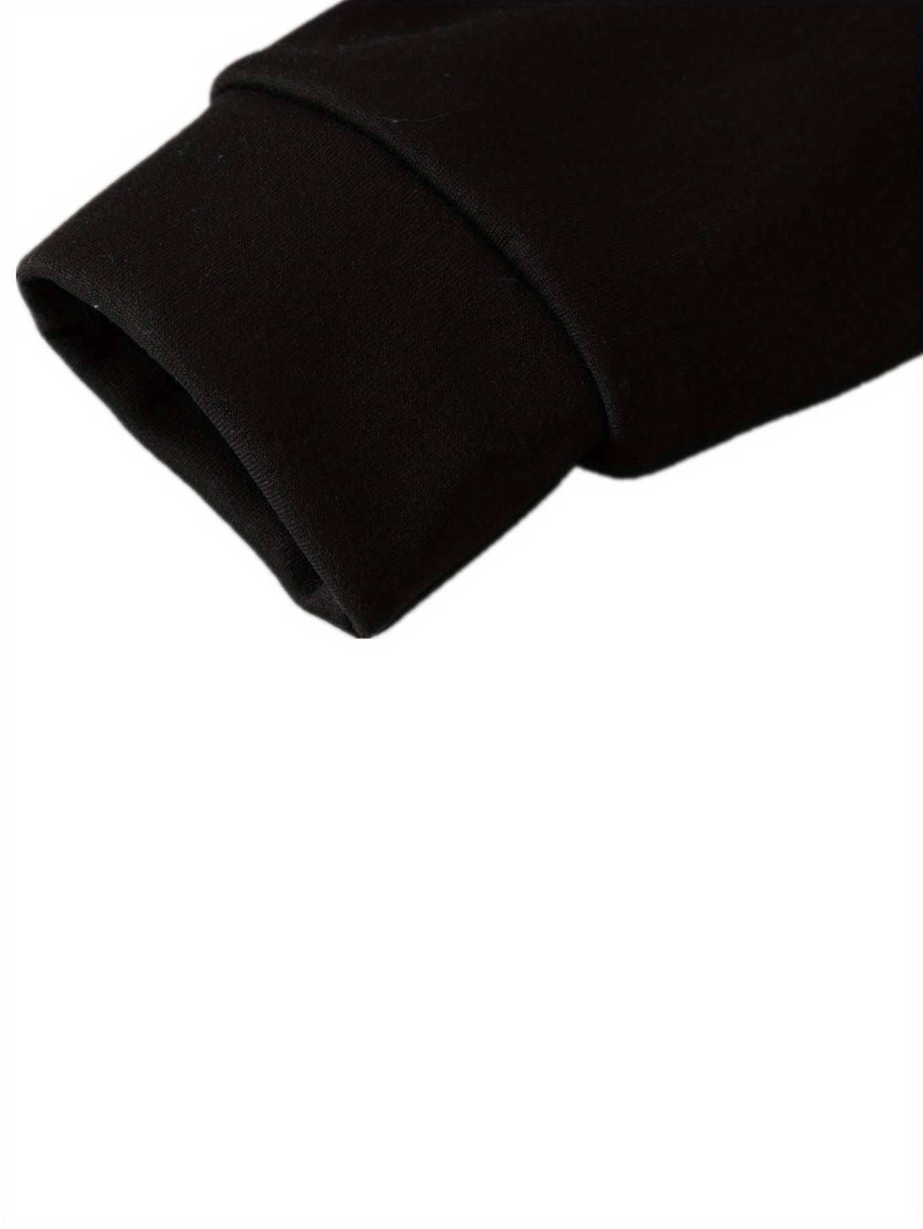 plus size mens solid hoodies oversized hooded sweatshirt for autumn winter mens clothing details 7